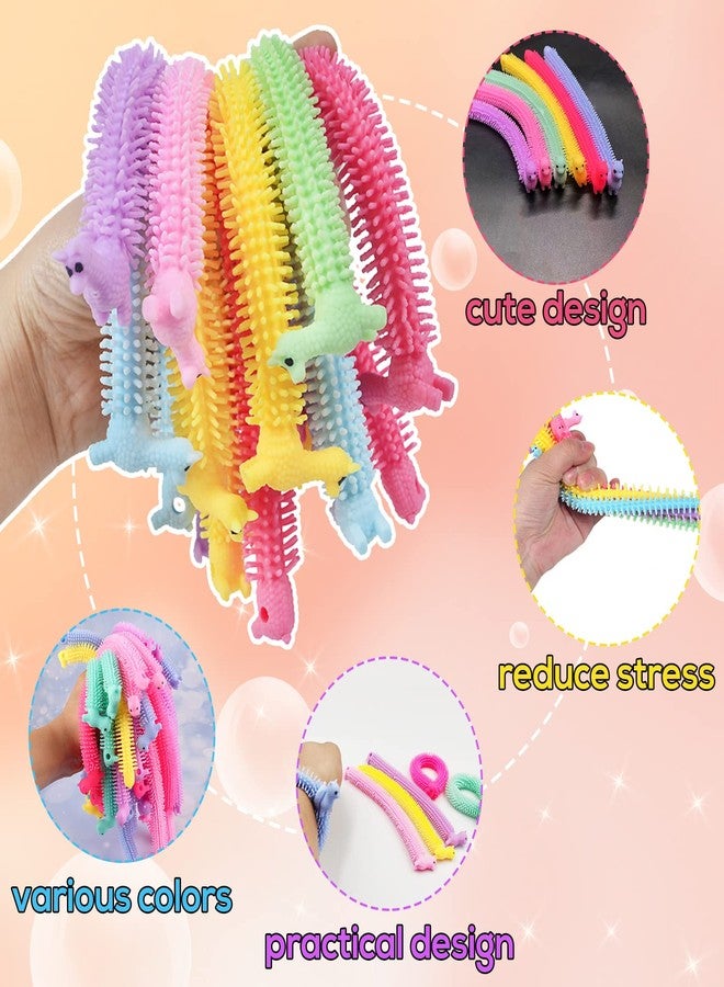 Juuxncgv 18Pack Stretchy Fidget Toy,Upgraded Sensory String,Colorful Stretchy Strings Fidget Toy for Kids,Adults,Autism,Stress Relief,Strengthen Arms,Build Resistance,Calm and Relax Present - Image 3